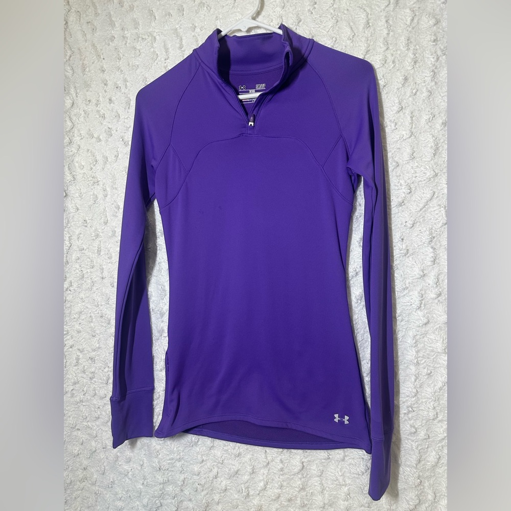 Under Armour Women's Vibrant Purple Long Sleeve Tee